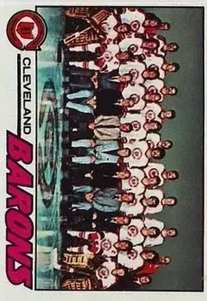 1977-78 Topps #75 Cleveland Barons CL, TC - Cleveland Barons