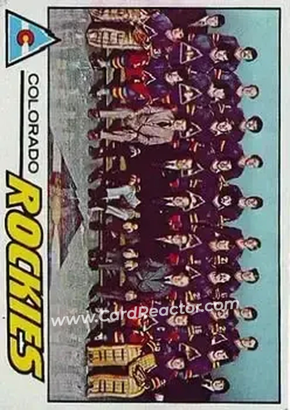 1977-78 Topps #76 - Colorado Rockies CL, TC - Colorado Rockies - Colorado Rockies - Front 1977-78 Topps #76 - Colorado Rockies CL, TC - Colorado Rockies - Colorado Rockies - Front
