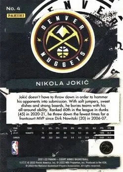 Back of Nikola Jokić