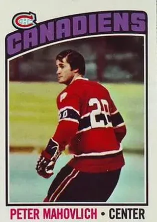 1976-77 Topps #15 - Pete Mahovlich - Montreal Canadiens 1976-77 Topps #15 - Pete Mahovlich - Montreal Canadiens