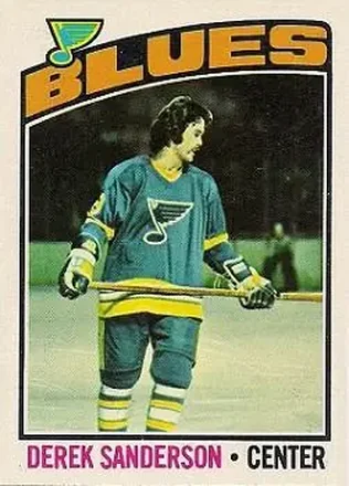 1976-77 Topps #20 - Derek Sanderson - St. Louis Blues
