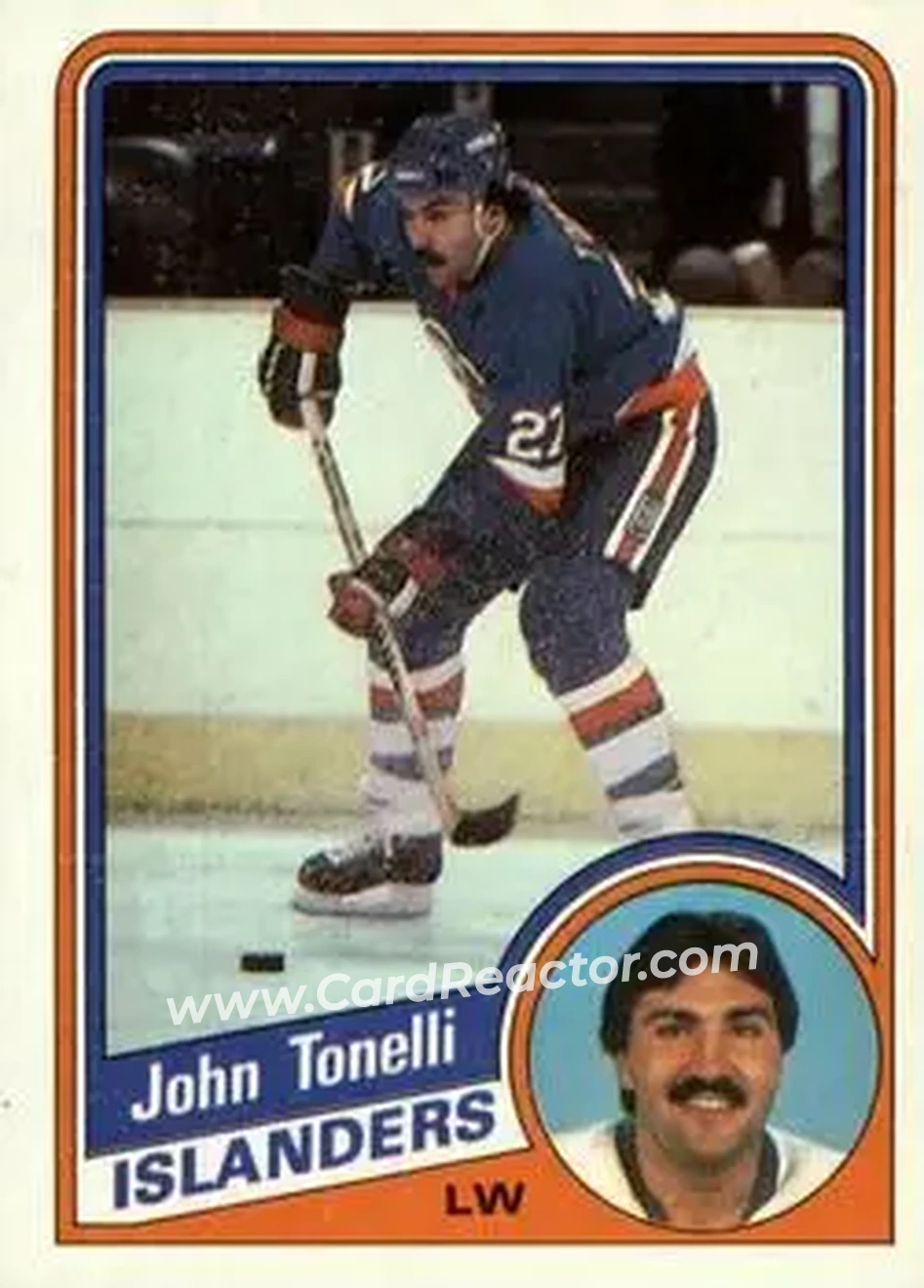 1984-85 Topps #103 - John Tonelli - New York Islanders - Front