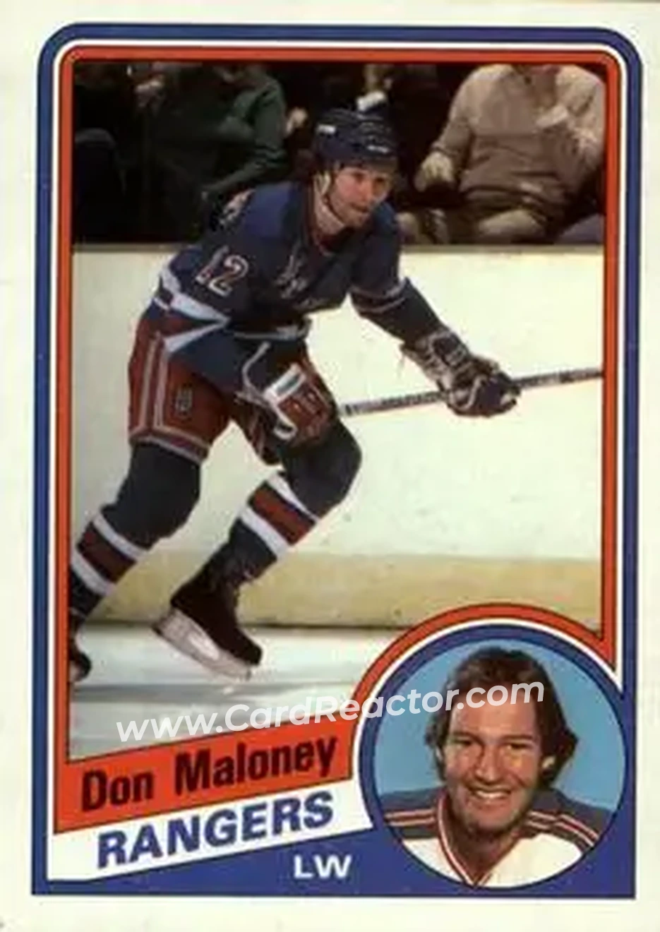 1984-85 Topps #109 - Don Maloney - New York Rangers - Front 1984-85 Topps #109 - Don Maloney - New York Rangers - Front