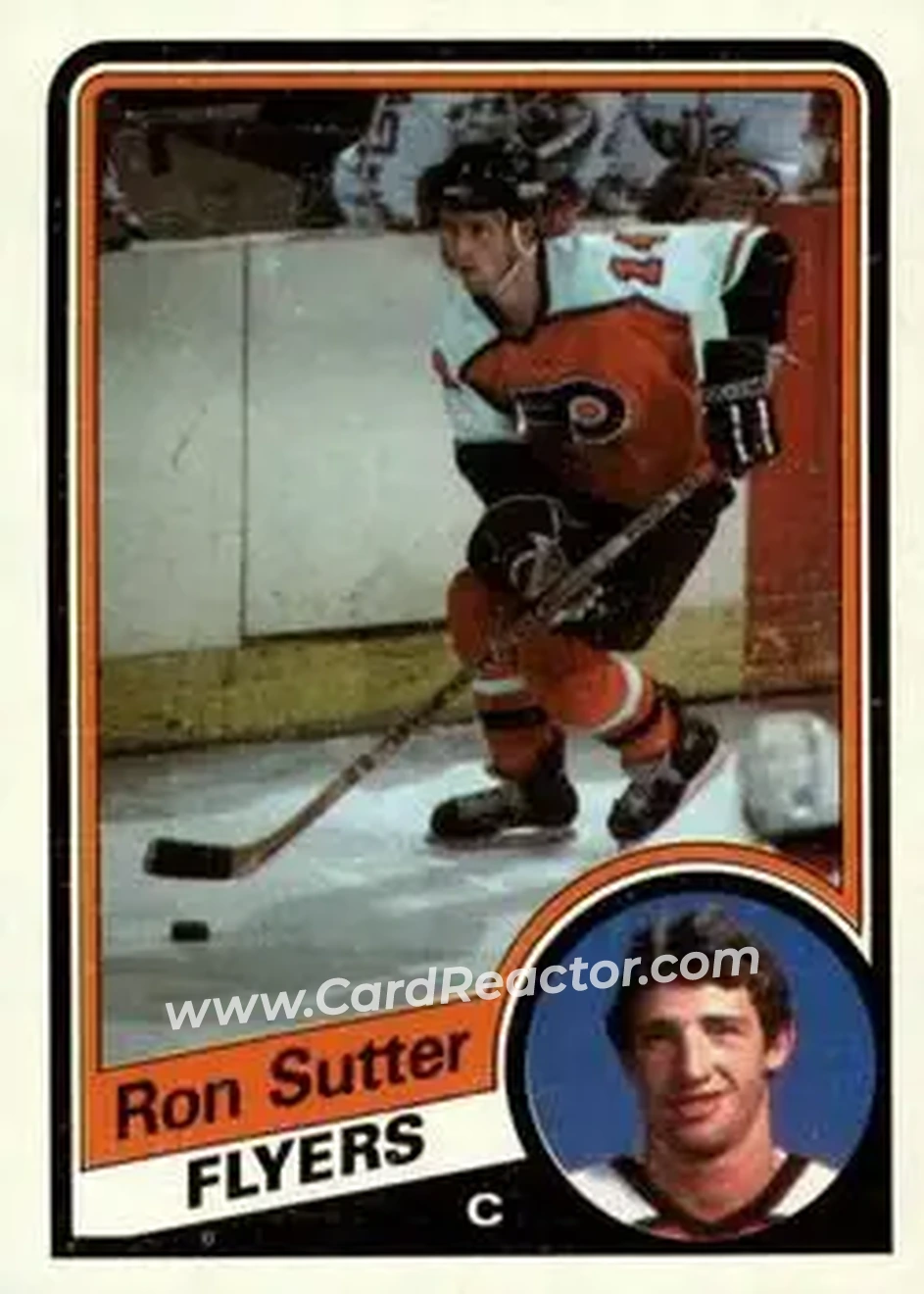 1984-85 Topps #122 - Ron Sutter - Philadelphia Flyers - Front 1984-85 Topps #122 - Ron Sutter - Philadelphia Flyers - Front