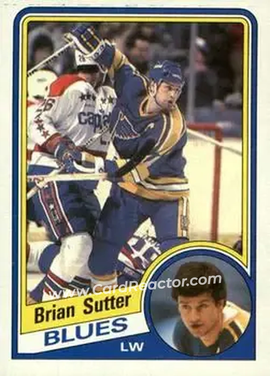 1984-85 Topps #135 - Brian Sutter - St. Louis Blues - Front
