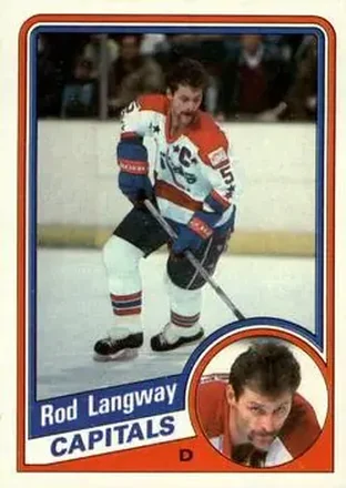 1984-85 Topps #147 - Rod Langway - Washington Capitals 1984-85 Topps #147 - Rod Langway - Washington Capitals