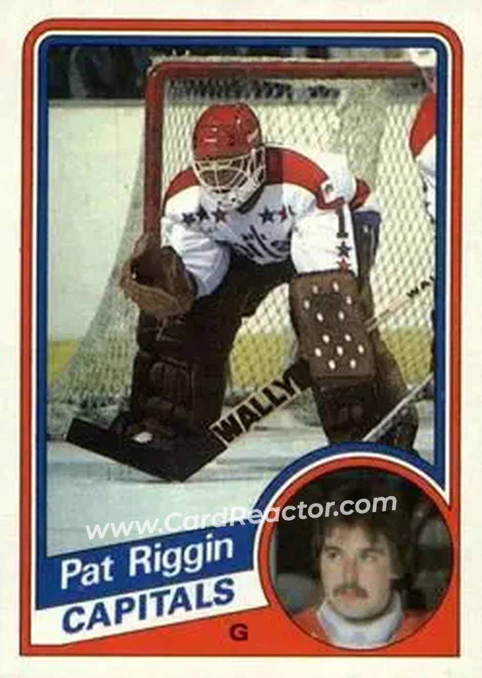 1984-85 Topps #148 - Pat Riggin - Washington Capitals