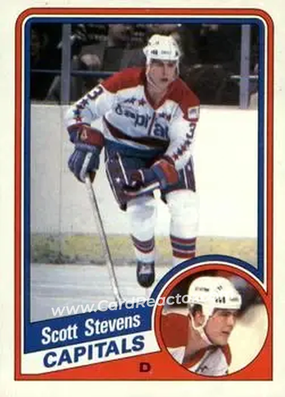 1984-85 Topps #149 - Scott Stevens - Washington Capitals