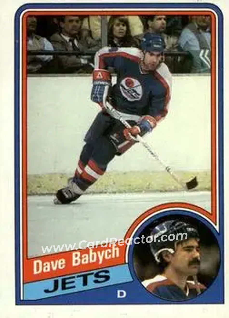 1984-85 Topps #150 - Dave Babych - Winnipeg Jets