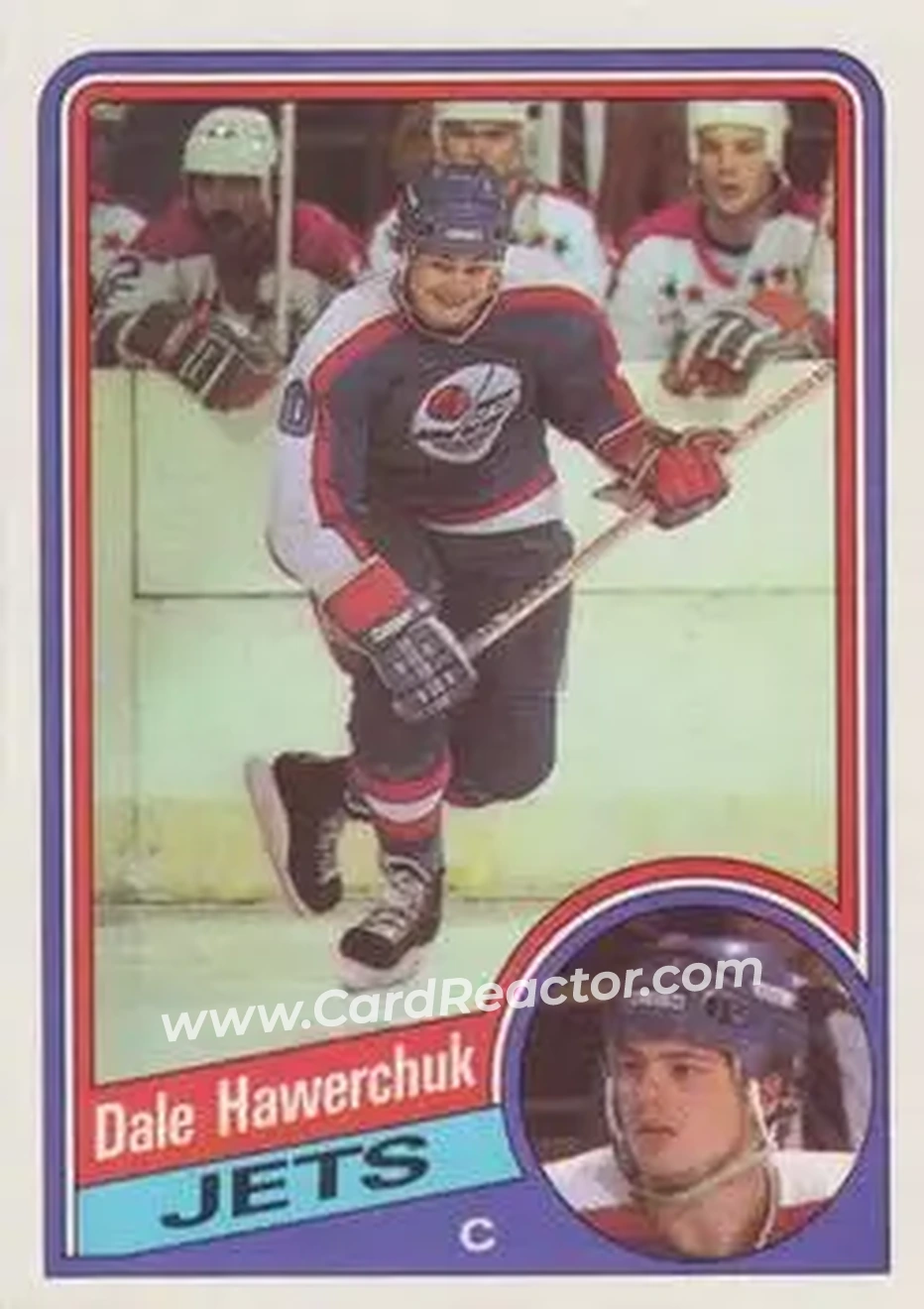 1984-85 Topps #152 - Dale Hawerchuk - Winnipeg Jets