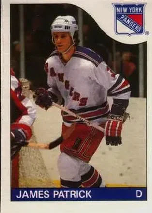 1985-86 O-Pee-Chee #15 - James Patrick - New York Rangers