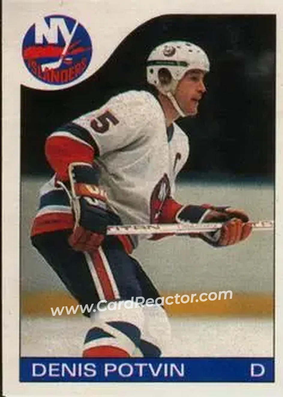1985-86 O-Pee-Chee #25 - Denis Potvin - New York Islanders - Front