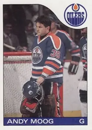 1985-86 Topps #12 - Andy Moog - Edmonton Oilers