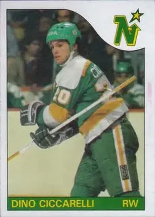 1985-86 Topps #13 - Dino Ciccarelli - Minnesota North Stars