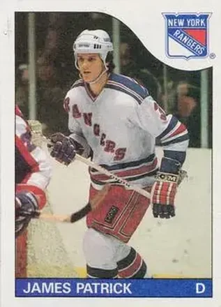 1985-86 Topps #15 - James Patrick - New York Rangers