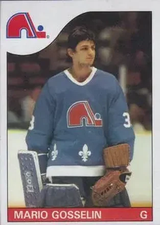 1985-86 Topps #18 - Mario Gosselin - Quebec Nordiques