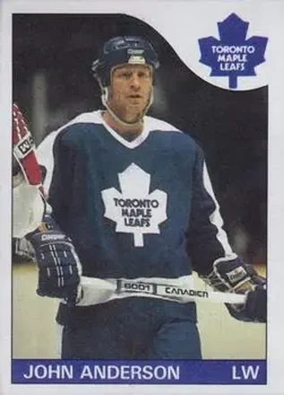 1985-86 Topps #20 - John Anderson - Toronto Maple Leafs