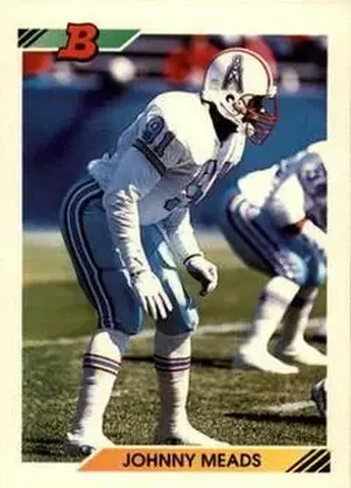 1992 Bowman #2 - Johnny Meads - Houston Oilers