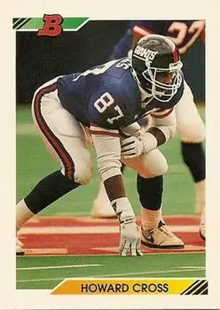 1992 Bowman #7 - Howard Cross - New York Giants