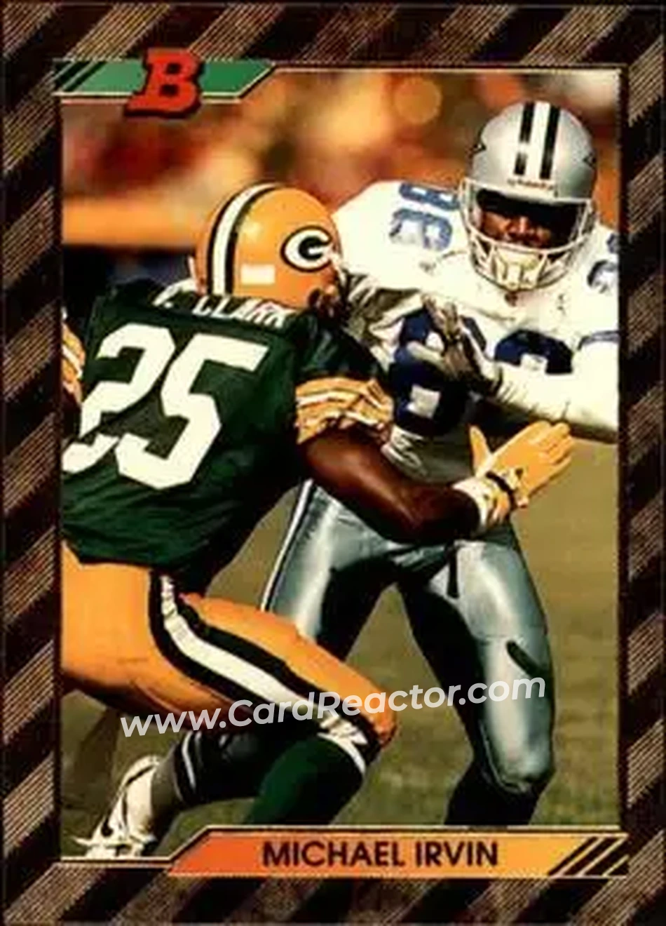 1992 Bowman #13 - Michael Irvin - Dallas Cowboys - Front
