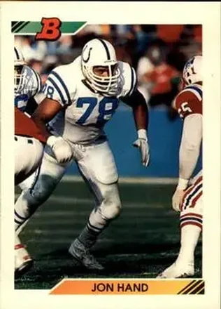 1992 Bowman #19 Jon Hand