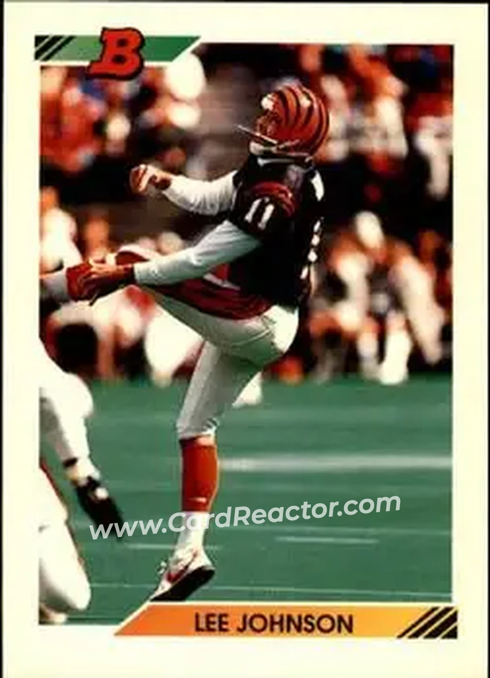1992 Bowman #28 - Lee Johnson - Cincinnati Bengals - Front