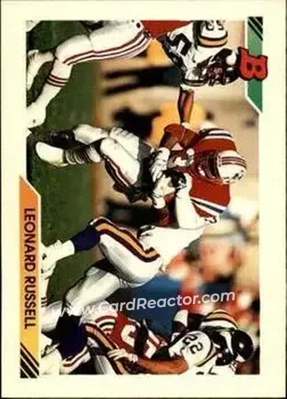 1992 Bowman #30 - Leonard Russell - New England Patriots - Front