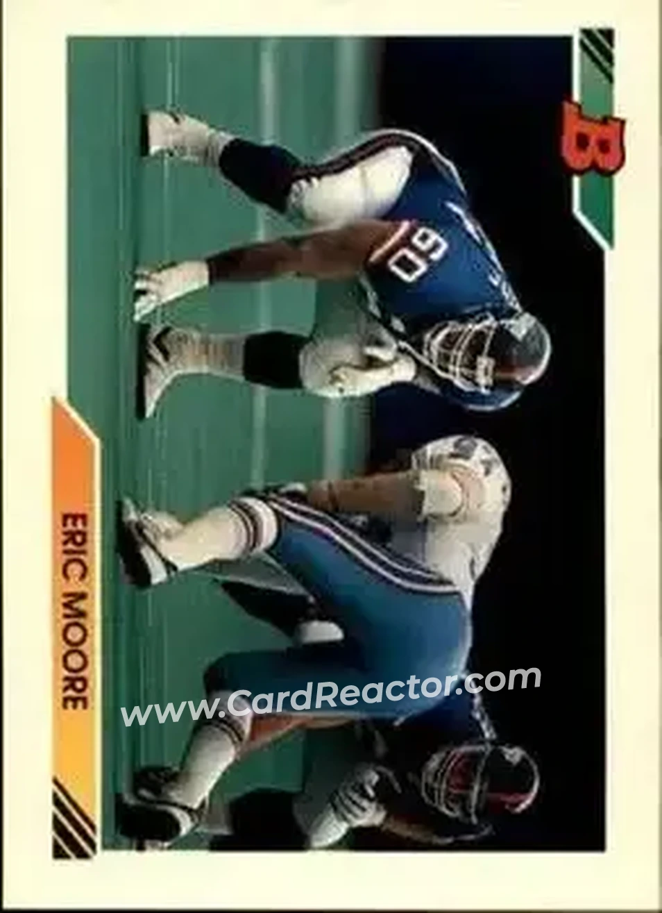 1992 Bowman #31 - Eric Moore - New York Giants - Front