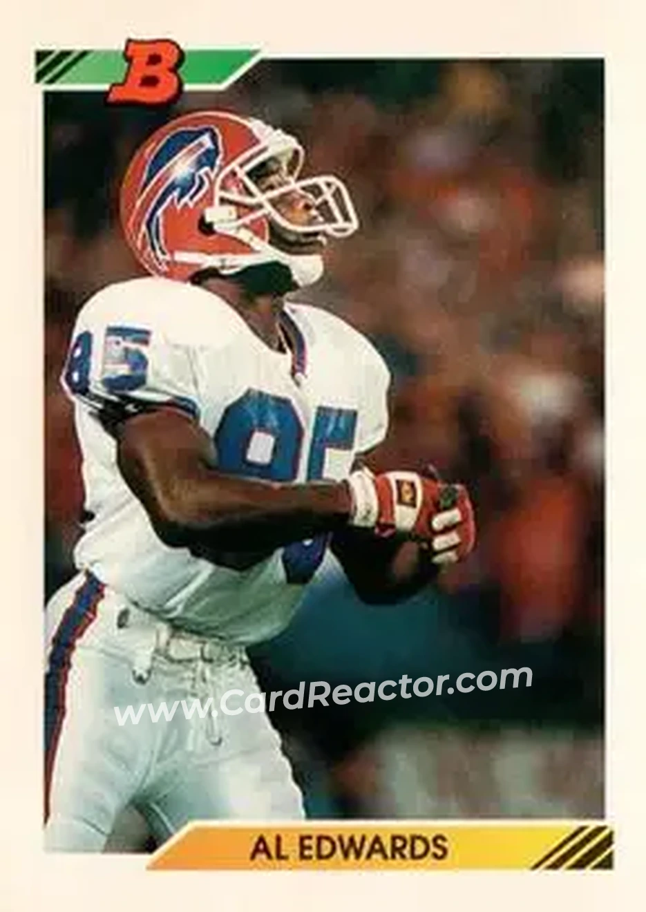 1992 Bowman #34 - Al Edwards - Buffalo Bills - Front
