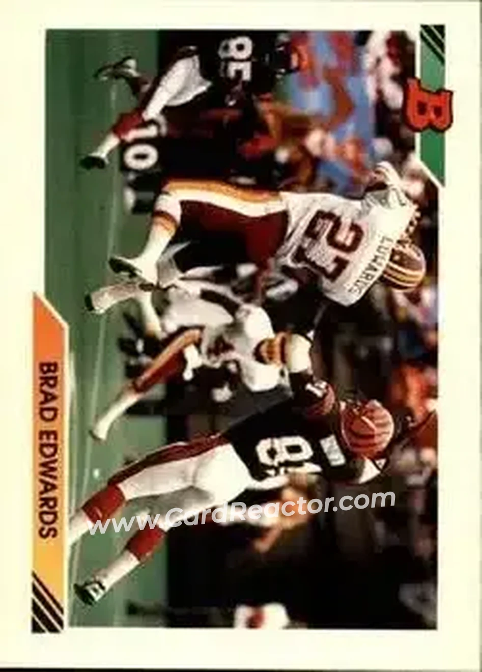1992 Bowman #35 - Brad Edwards - Washington Redskins - Front