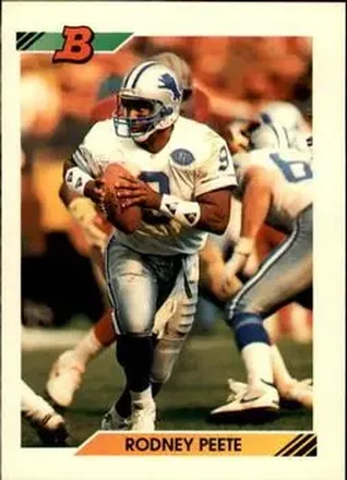1992 Bowman #37 Rodney Peete