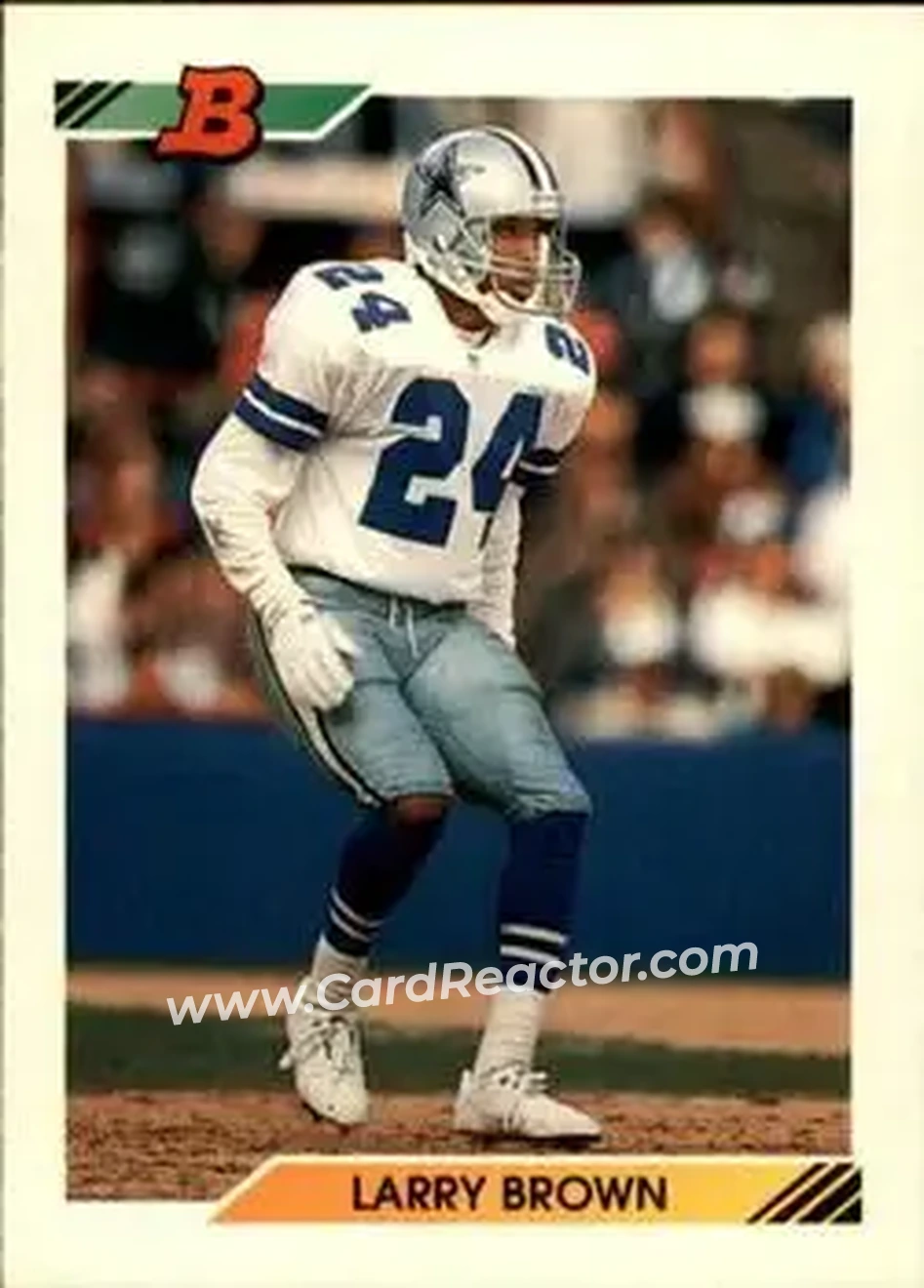 1992 Bowman #42 - Larry Brown - Dallas Cowboys - Front