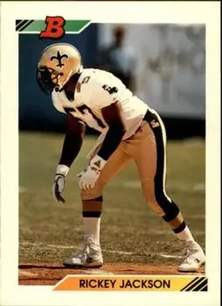 1992 Bowman #51 - Rickey Jackson - New Orleans Saints