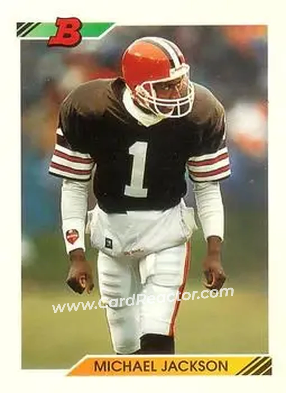 1992 Bowman #53 - Michael Jackson - Cleveland Browns - Front