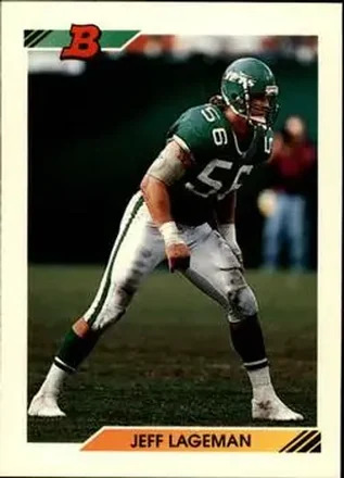 1992 Bowman #60 Jeff Lageman
