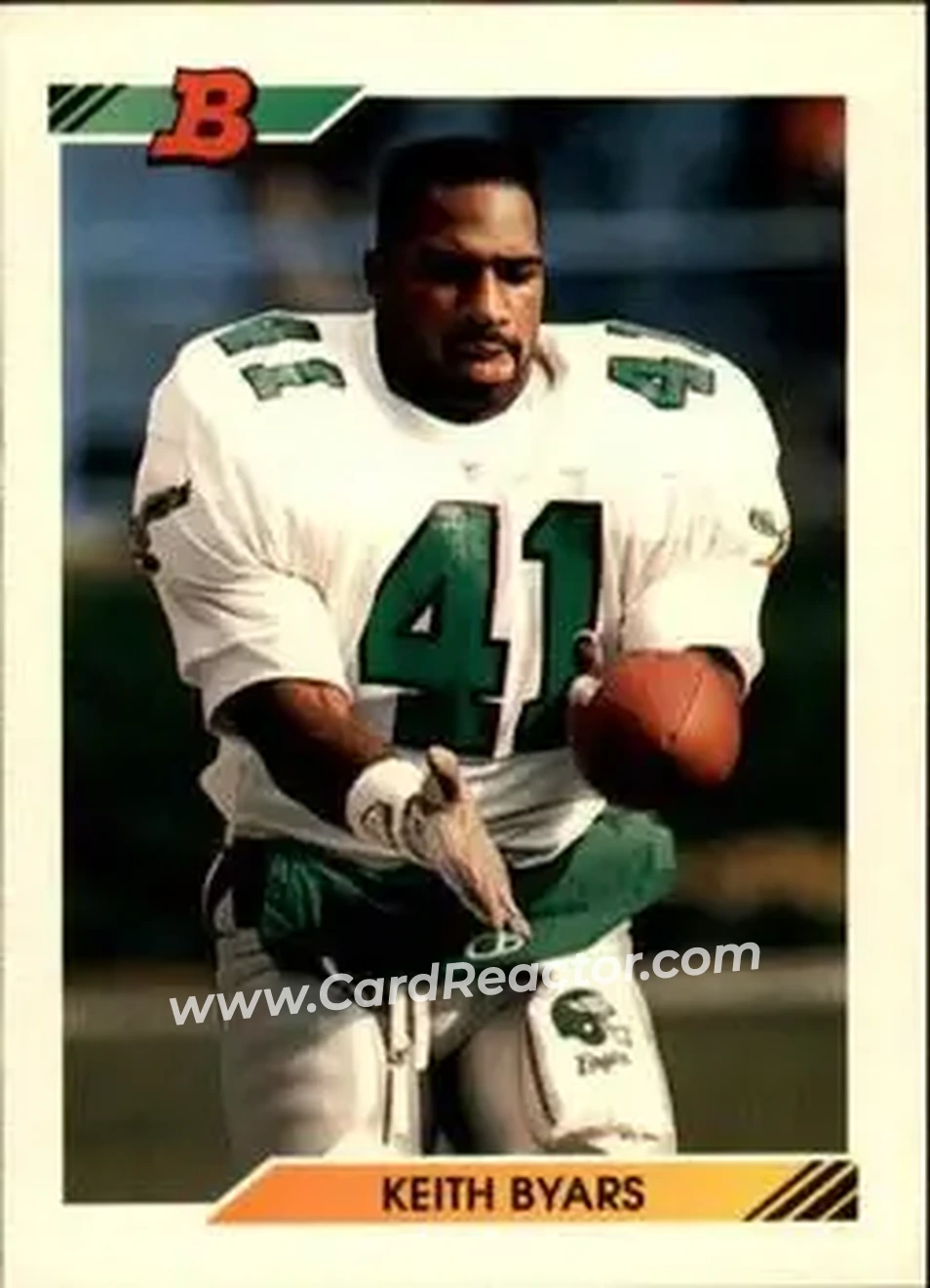 1992 Bowman #65 - Keith Byars - Philadelphia Eagles - Front