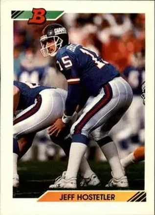 1992 Bowman #66 Jeff Hostetler