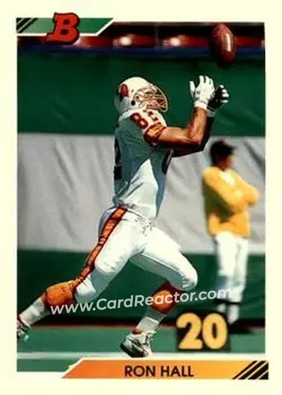 1992 Bowman #75 - Ron Hall - Tampa Bay Buccaneers - Front