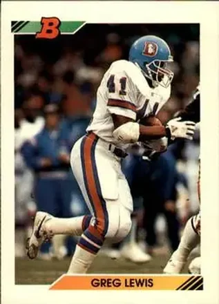 1992 Bowman #77 Greg Lewis