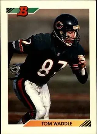 1992 Bowman #80 - Tom Waddle - Chicago Bears