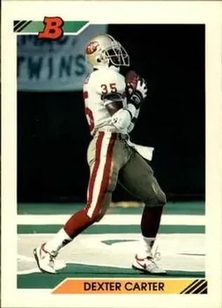 1992 Bowman #88 Dexter Carter