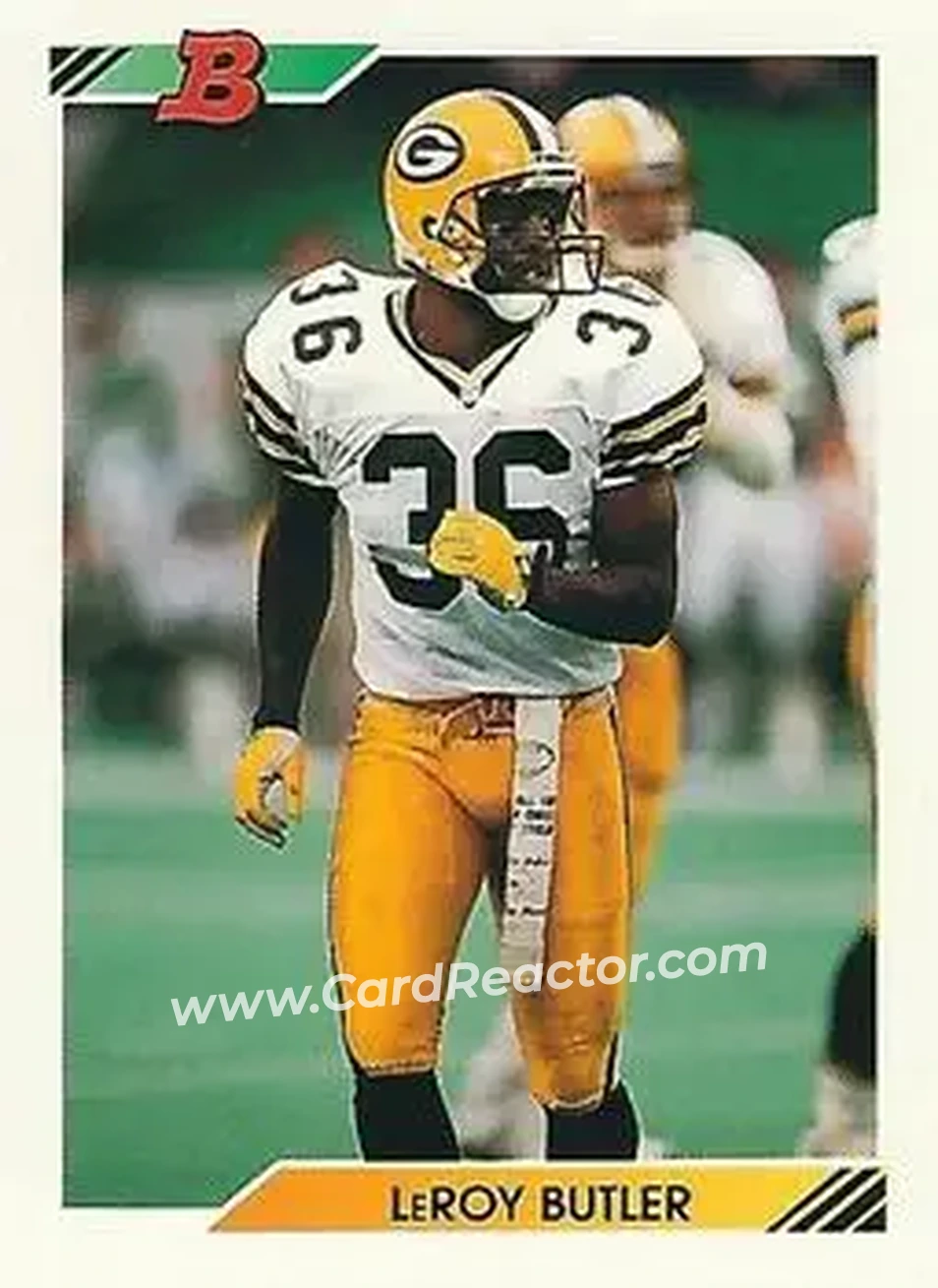 1992 Bowman #91 - LeRoy Butler - Green Bay Packers - Front 1992 Bowman #91 - LeRoy Butler - Green Bay Packers - Front