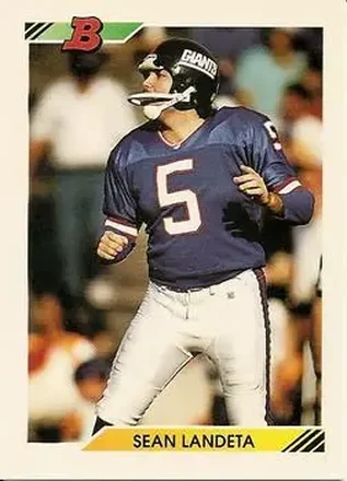 1992 Bowman #94 Sean Landeta