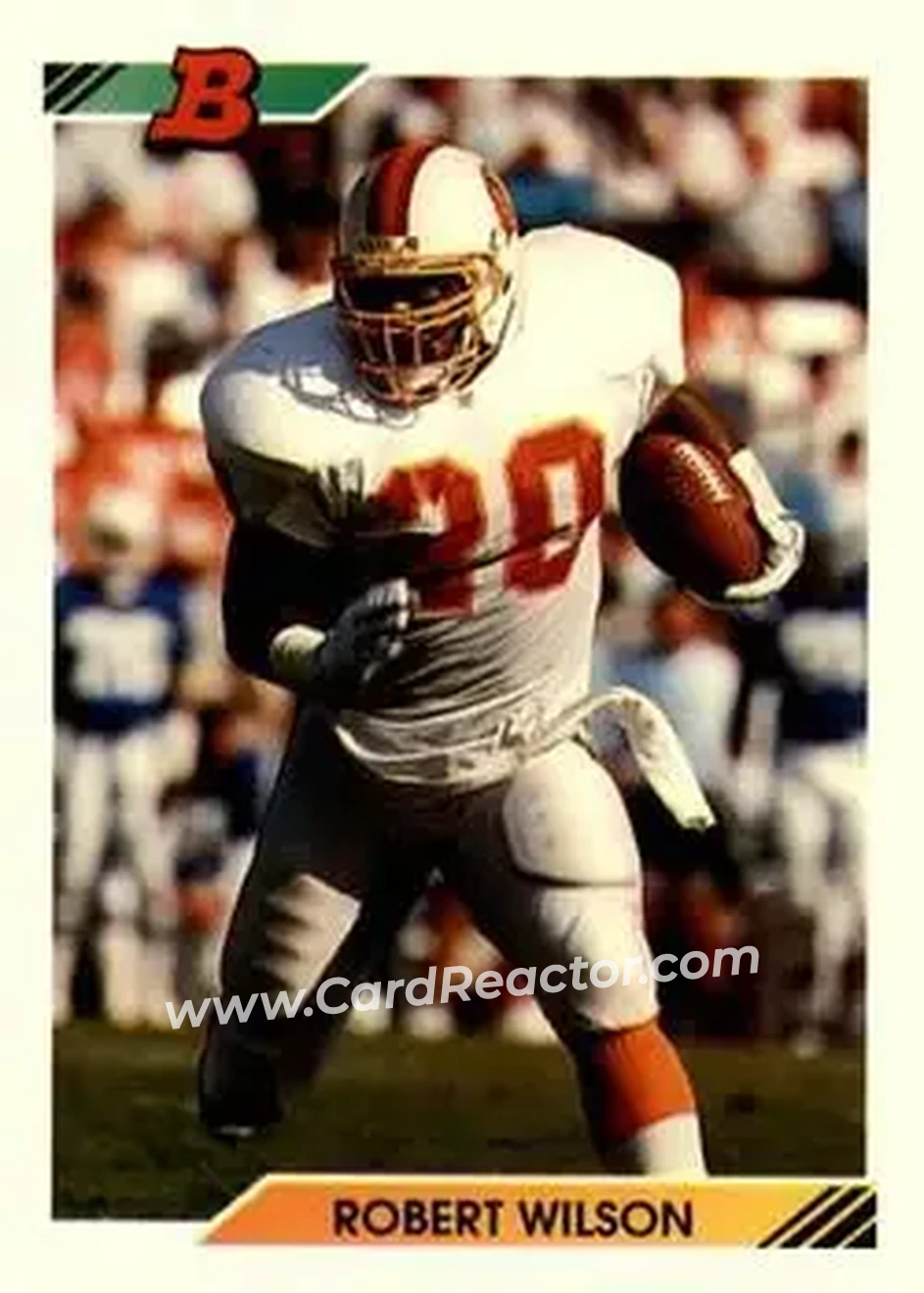 1992 Bowman #106 - Robert Wilson - Tampa Bay Buccaneers - Front