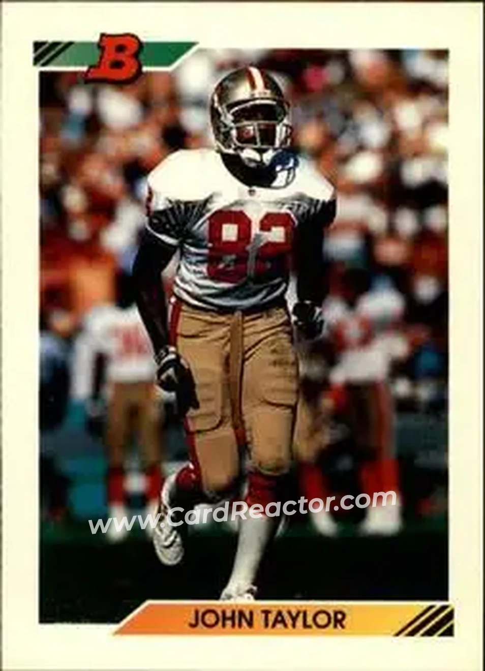 1992 Bowman #110 - John Taylor - San Francisco 49ers - Front