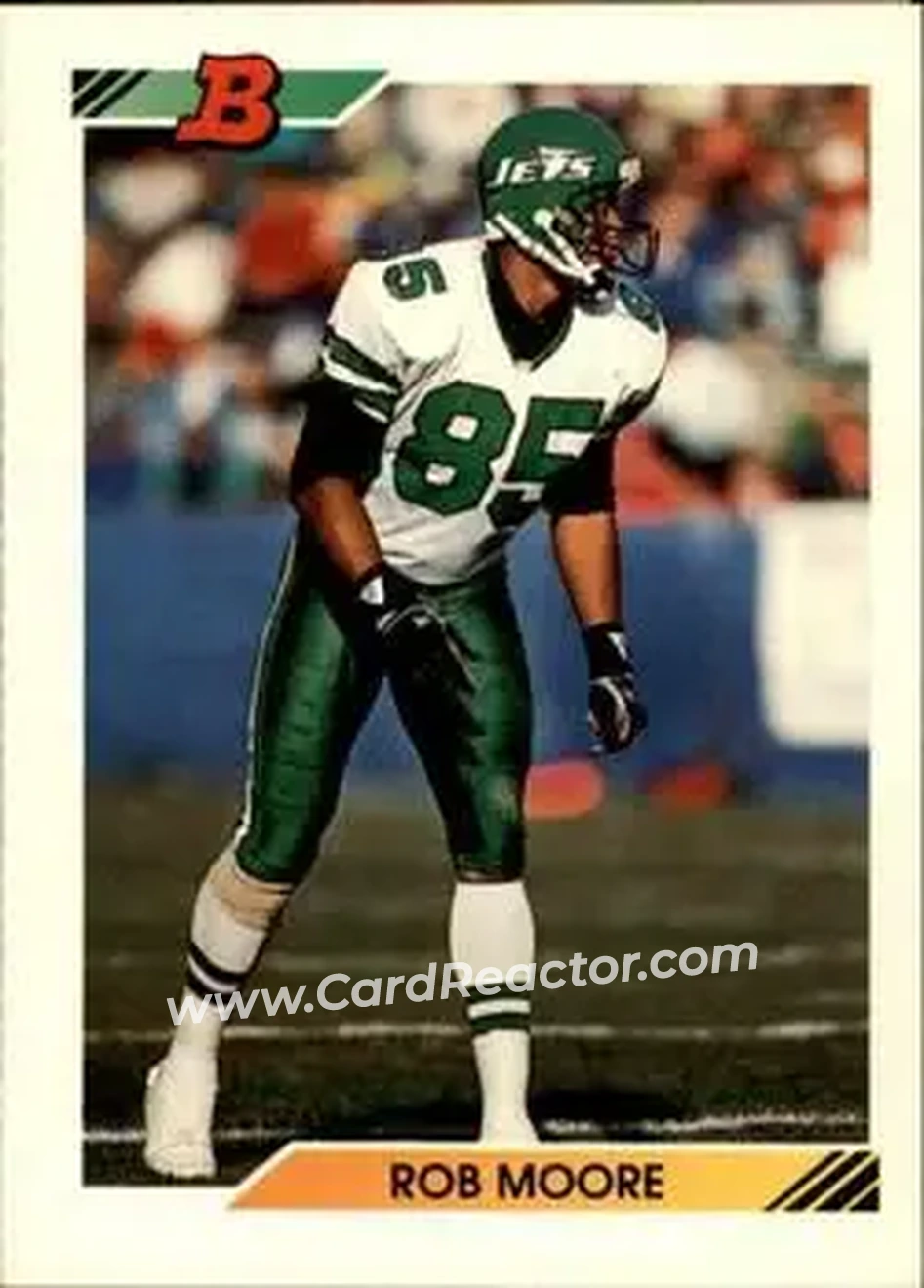 1992 Bowman #111 - Rob Moore - New York Jets - Front