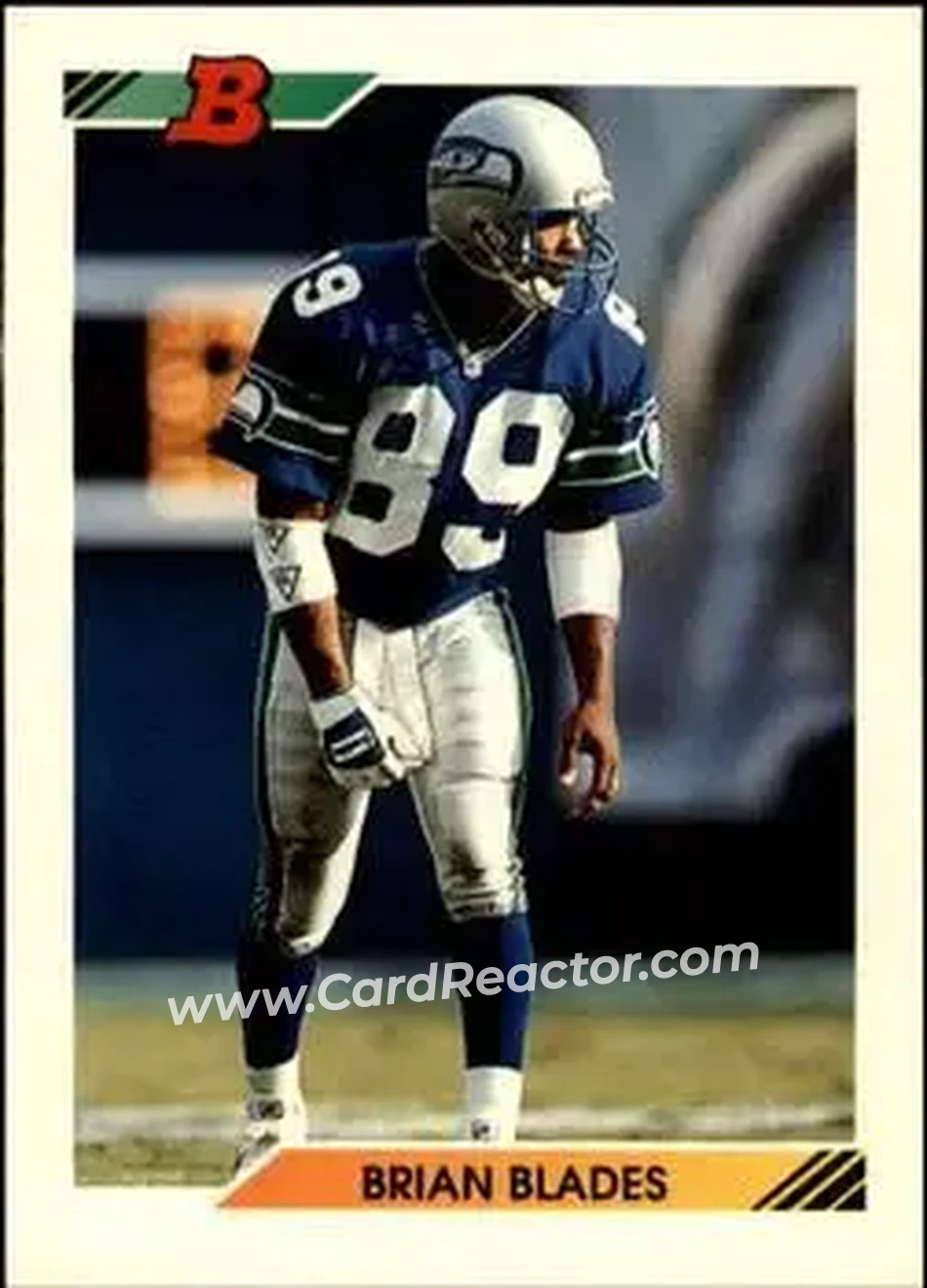 1992 Bowman #114 - Brian Blades - Seattle Seahawks