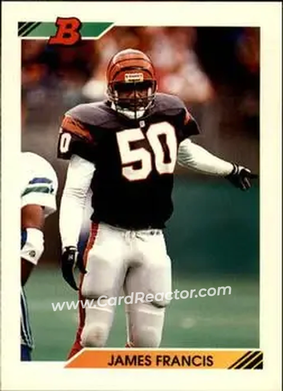 1992 Bowman #116 - James Francis - Cincinnati Bengals - Front