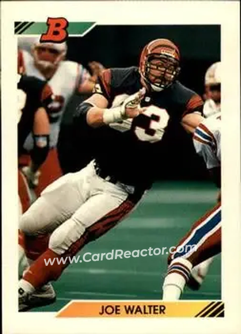 1992 Bowman #133 - Joe Walter - Cincinnati Bengals - Front