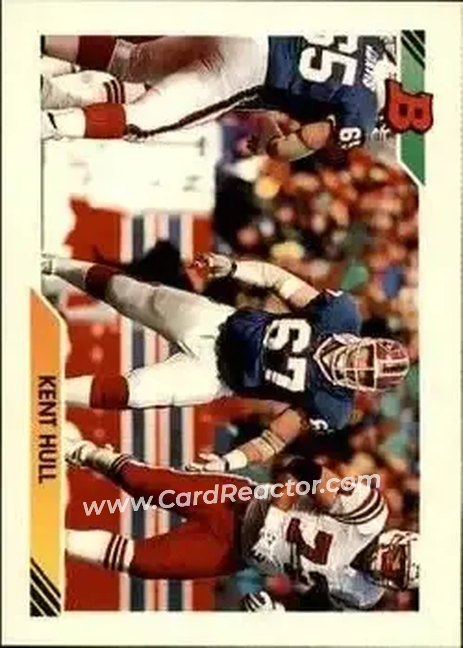 1992 Bowman #135 - Kent Hull - Buffalo Bills - Front